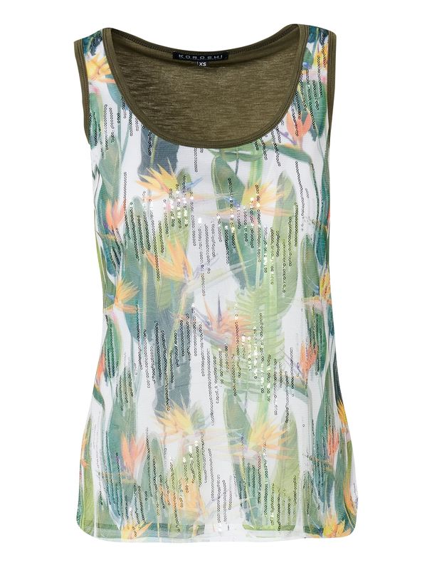 KOROSHI KOROSHI Top  rumena / zelena / lila / bela