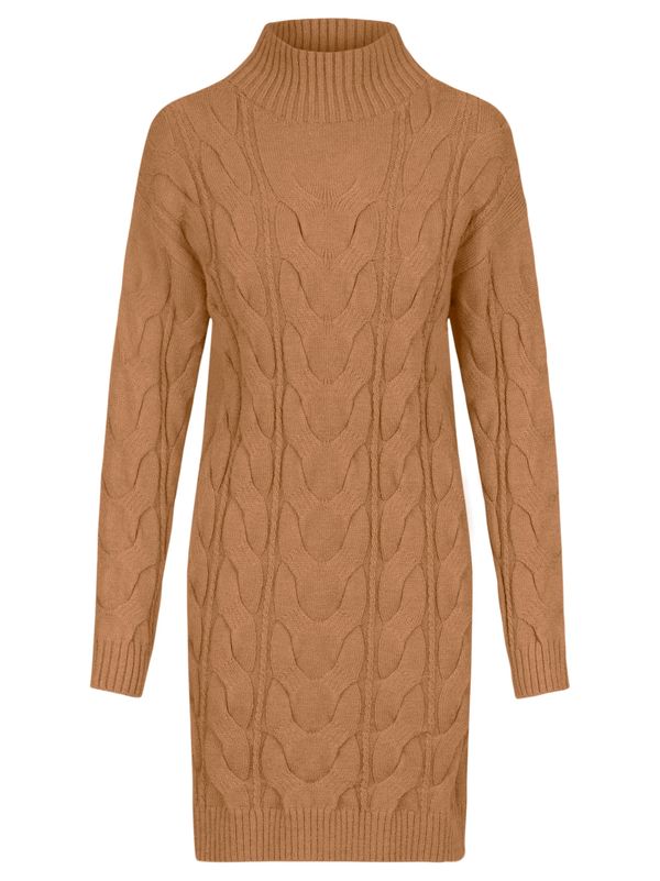 Kraimod Kraimod Pletena obleka  kamela