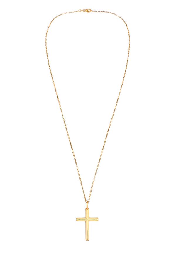 KUZZOI KUZZOI Verižica 'Kreuz'  zlata