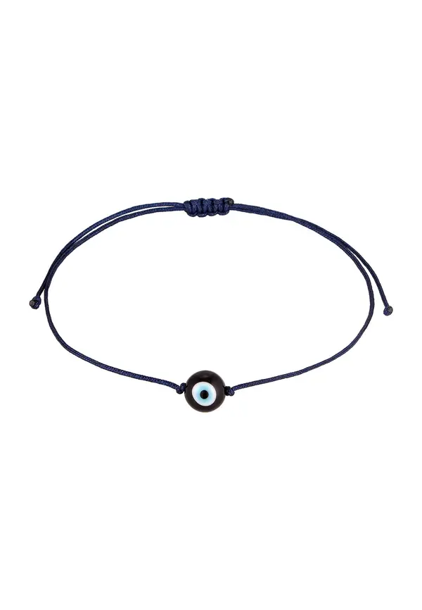 KUZZOI KUZZOI Zapestnica 'Evil Eye'  nebeško modra / črna / bela