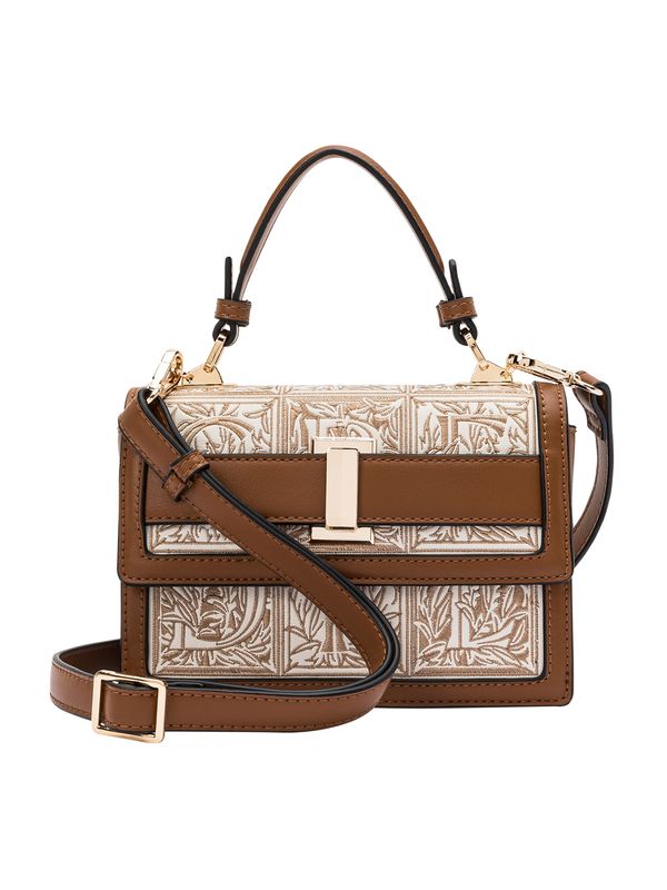 L.CREDI L.CREDI Ročna torbica 'Orelia'  rjava / off-bela