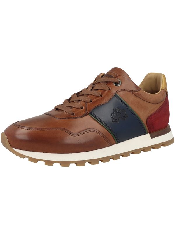 La Martina La Martina Nizke superge  temno modra / karamel / gorčica / zelena / karminsko rdeča