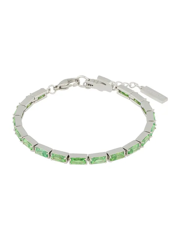 LACOSTE LACOSTE Zapestnica 'Duchess'  zelena / srebrna