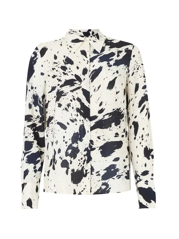 Lala Berlin Lala Berlin Bluza 'Bea'  črna / bela
