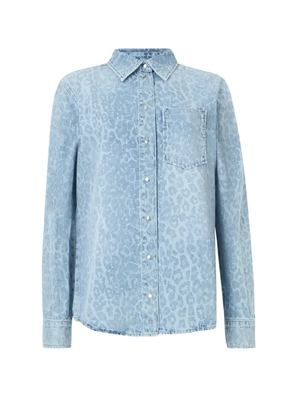 Lala Berlin Lala Berlin Bluza 'Bekki'  moder denim / temno modra
