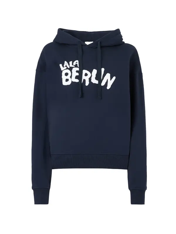 Lala Berlin Lala Berlin Majica 'Hedy'  mornarska / bela