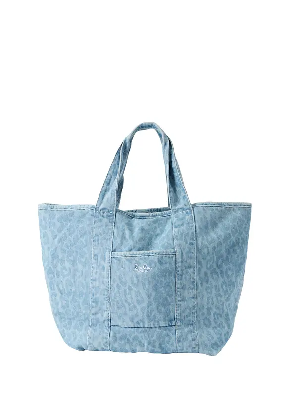 Lala Berlin Lala Berlin Nakupovalna torba  moder denim / svetlo modra