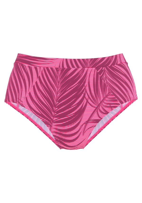 LASCANA ACTIVE LASCANA ACTIVE Bikini hlačke  roza / bordo / bela