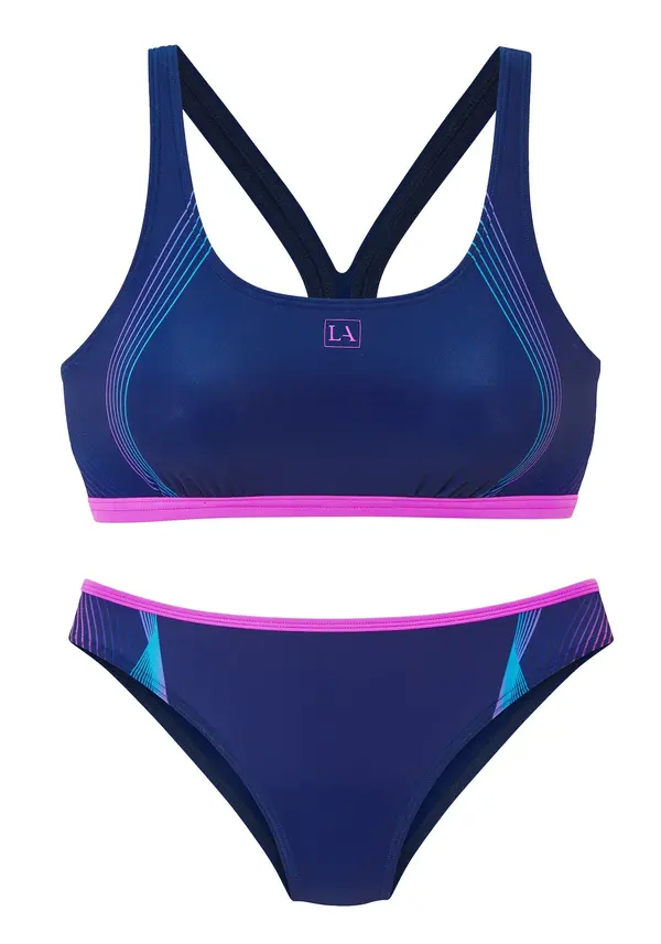 LASCANA ACTIVE LASCANA ACTIVE Bikini  marine / azur / fuksija