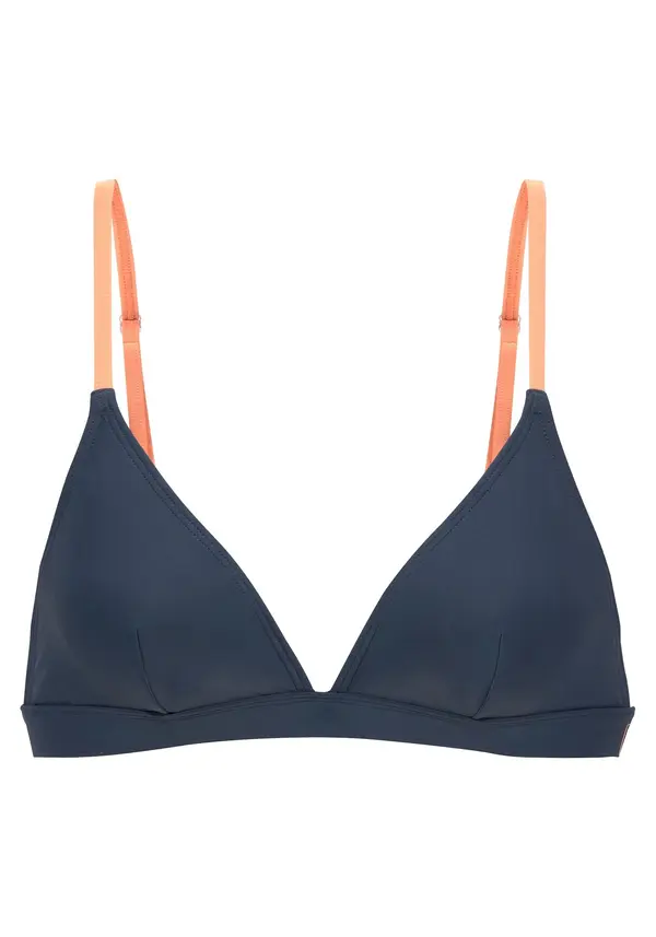 LASCANA ACTIVE LASCANA ACTIVE Bikini zgornji del  temno modra / marelica