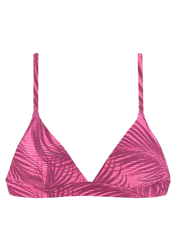 LASCANA ACTIVE LASCANA ACTIVE Športen bikini zgornji del  roza / bordo / bela