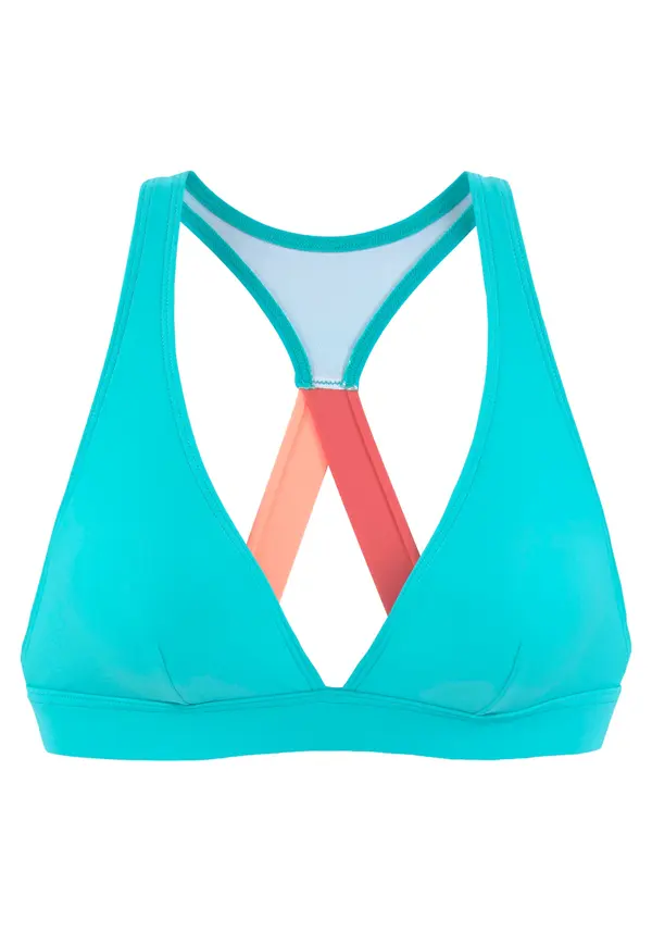 LASCANA ACTIVE LASCANA ACTIVE Športen bikini zgornji del  voda / korala / melona
