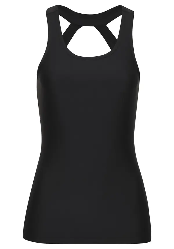 LASCANA ACTIVE LASCANA ACTIVE Športni top  črna