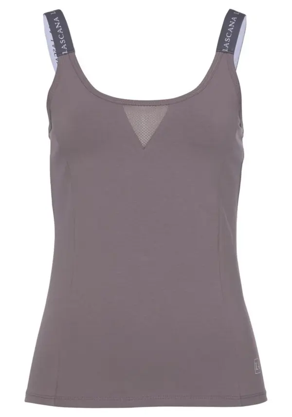 LASCANA ACTIVE LASCANA ACTIVE Športni top  kamen