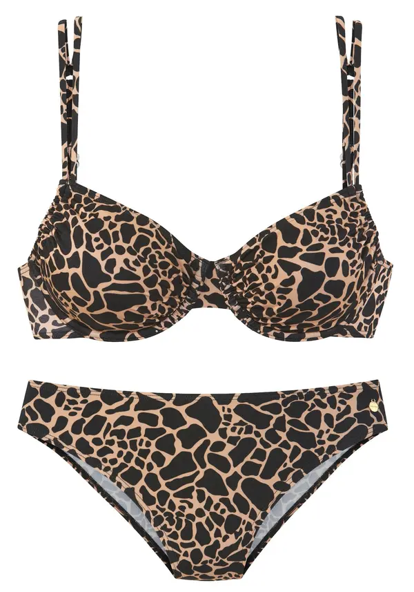 LASCANA LASCANA Bikini  bež / črna