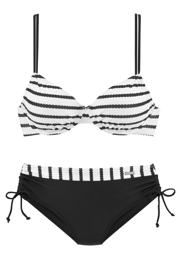 LASCANA LASCANA Bikini  črna / bela