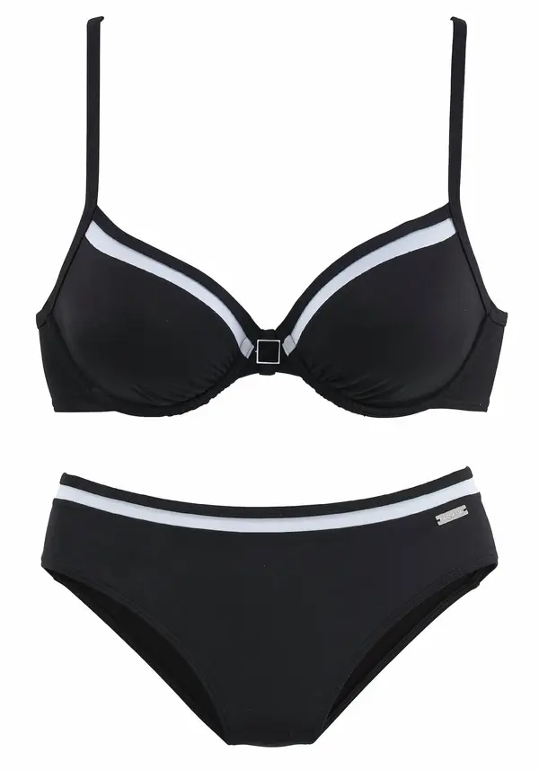 LASCANA LASCANA Bikini  črna / bela