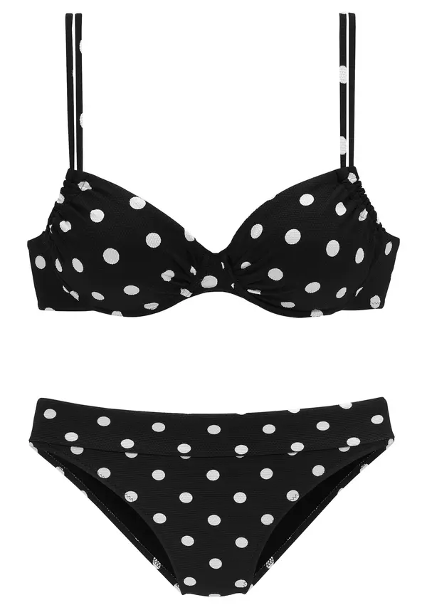 LASCANA LASCANA Bikini  črna / bela