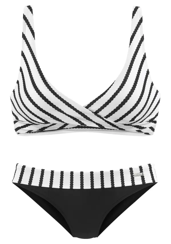 LASCANA LASCANA Bikini  črna / bela