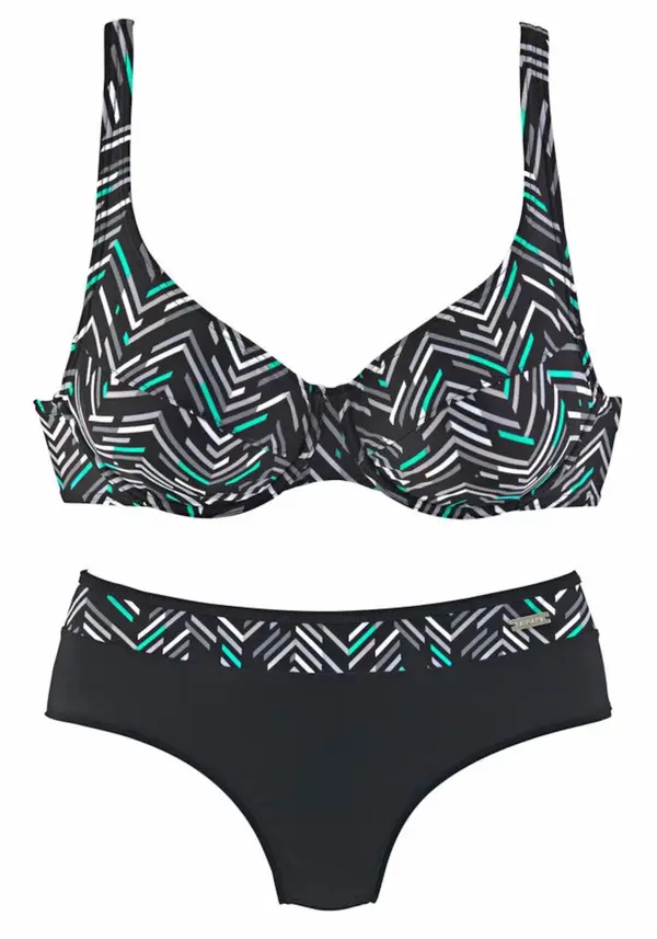 LASCANA LASCANA Bikini  črna / bela