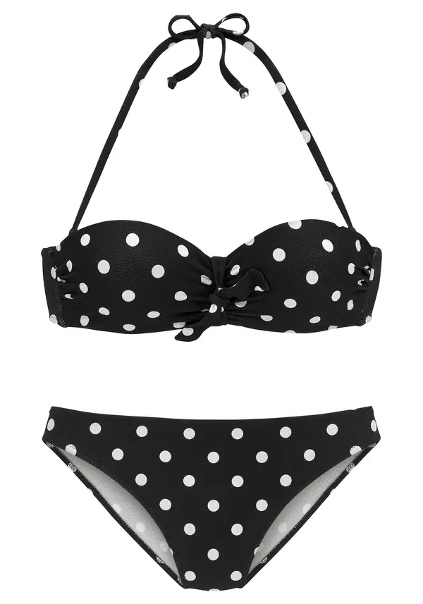 LASCANA LASCANA Bikini  črna / bela
