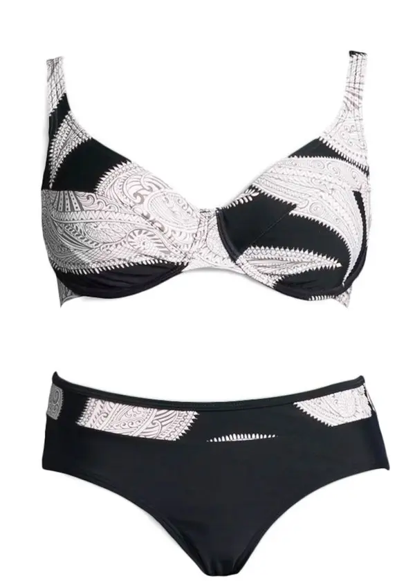 LASCANA LASCANA Bikini  črna / bela