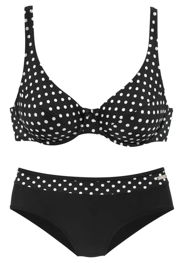LASCANA LASCANA Bikini  črna / bela