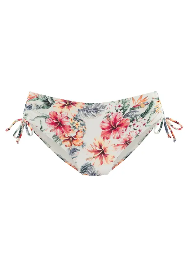 LASCANA LASCANA Bikini hlačke  jelka / mandarina / rubin rdeča / off-bela