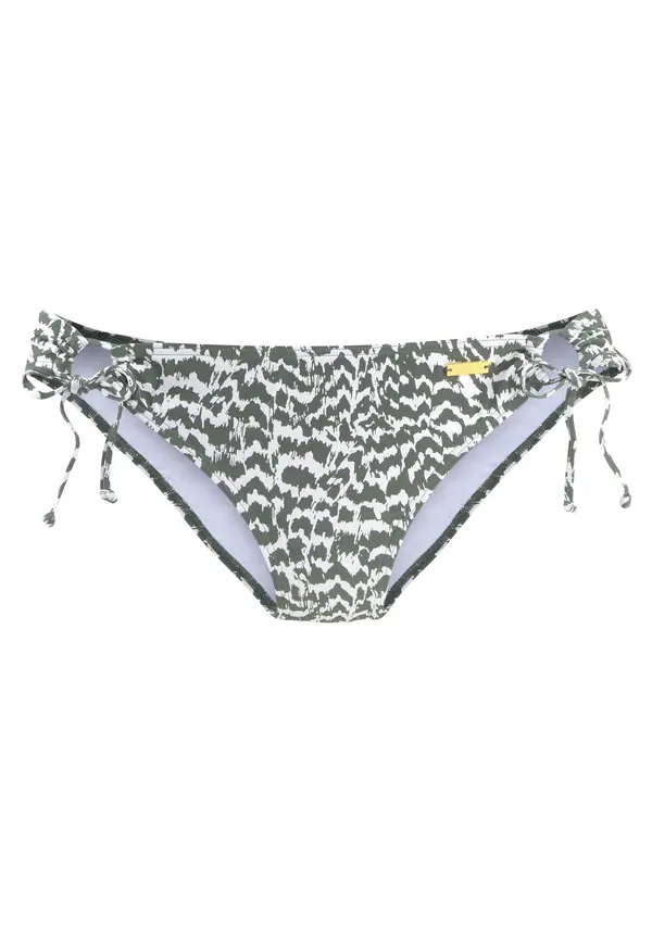 LASCANA LASCANA Bikini hlačke  kaki / bela