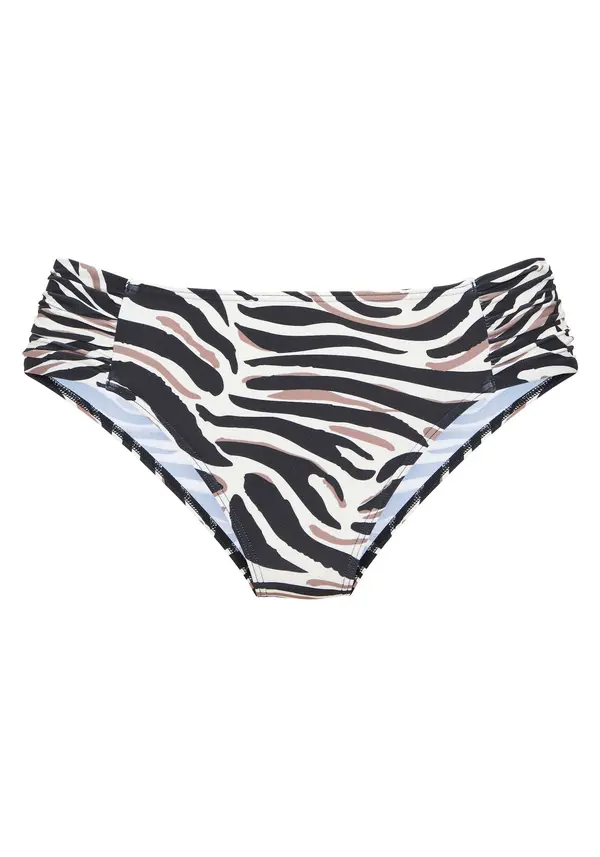 LASCANA LASCANA Bikini hlačke  kremna / greige / črna
