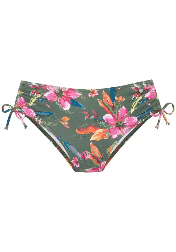 LASCANA LASCANA Bikini hlačke  modra / oliva / oranžna / roza