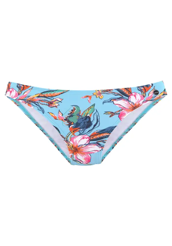 LASCANA LASCANA Bikini hlačke  modra / oranžna / svetlo roza / bela