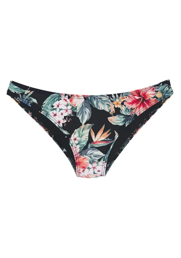 LASCANA LASCANA Bikini hlačke  modra / zelena / rdeča / črna