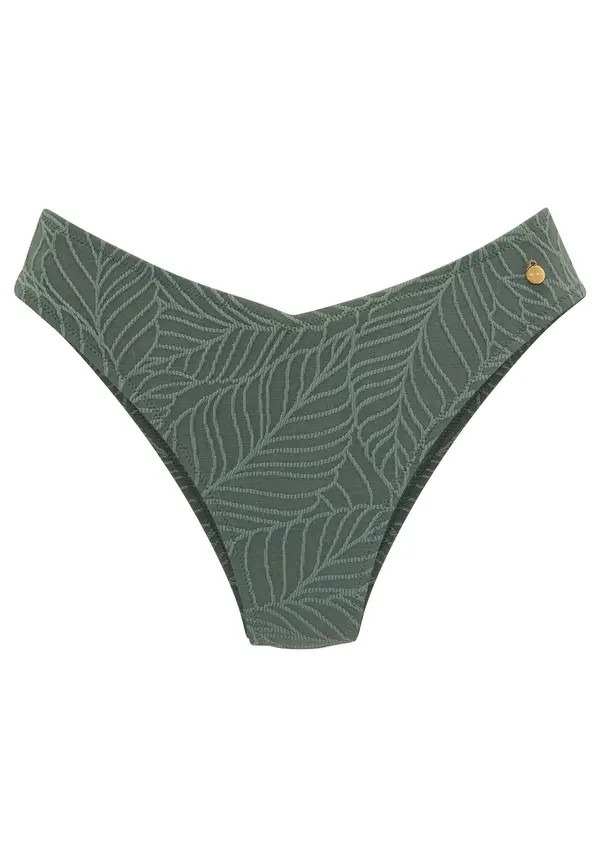 LASCANA LASCANA Bikini hlačke  oliva / pastelno zelena