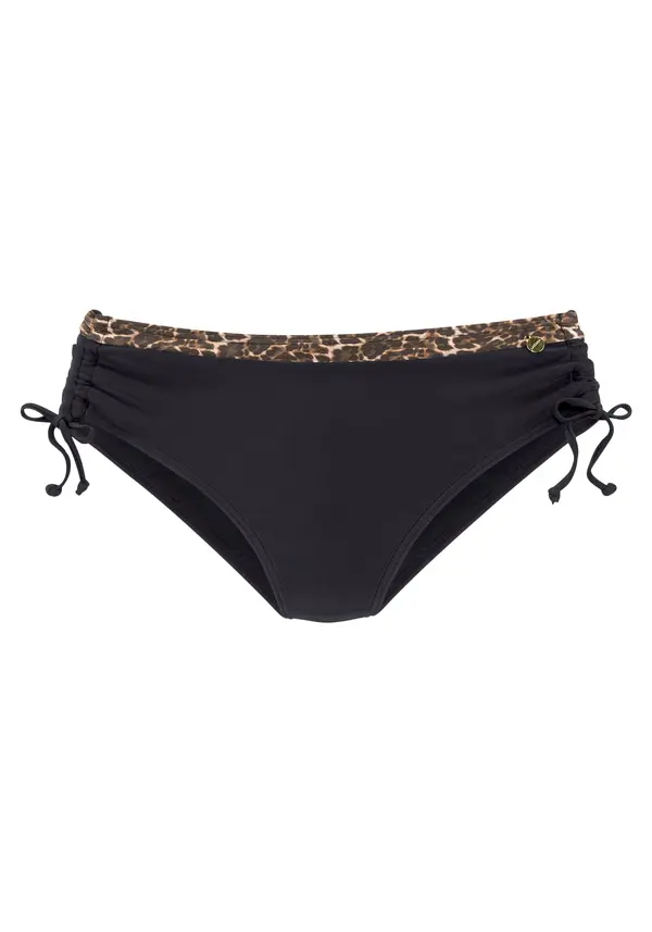 LASCANA LASCANA Bikini hlačke  rjava / črna