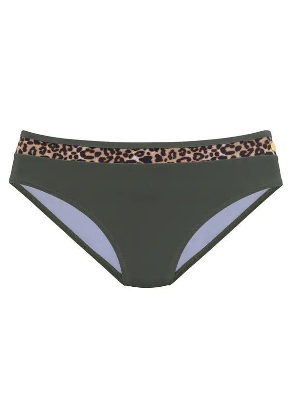 LASCANA LASCANA Bikini hlačke  rjava / kaki / črna