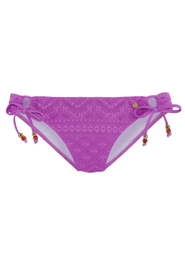 LASCANA LASCANA Bikini hlačke  rjava / zlata / lila