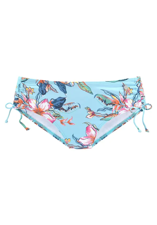 LASCANA LASCANA Bikini hlačke  svetlo modra / zelena / oranžna / roza / bela