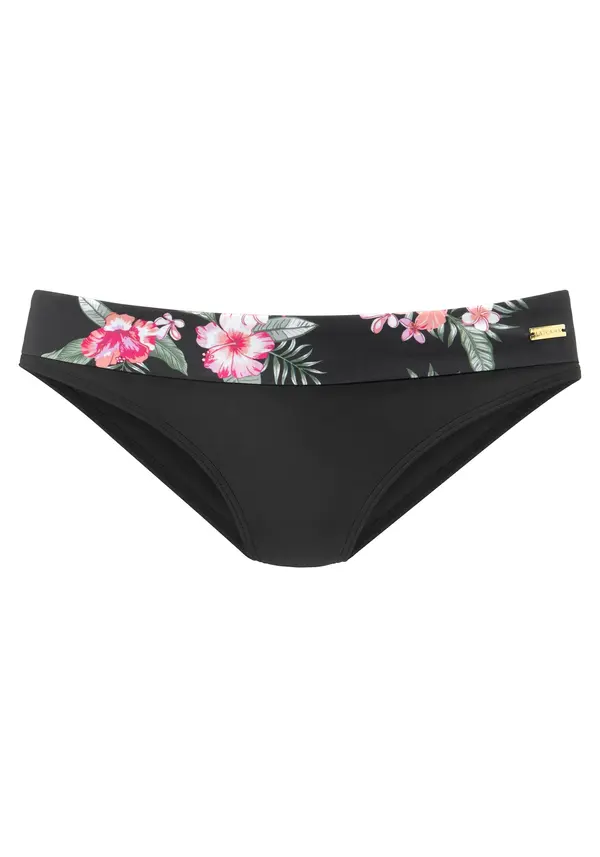 LASCANA LASCANA Bikini hlačke  travnato zelena / korala / roza / bela