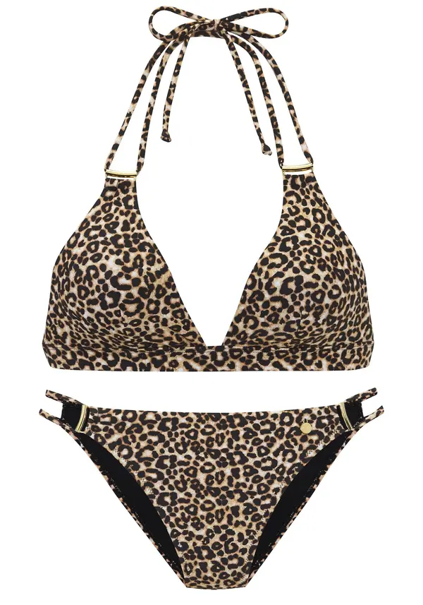 LASCANA LASCANA Bikini  kremna / rjava / črna