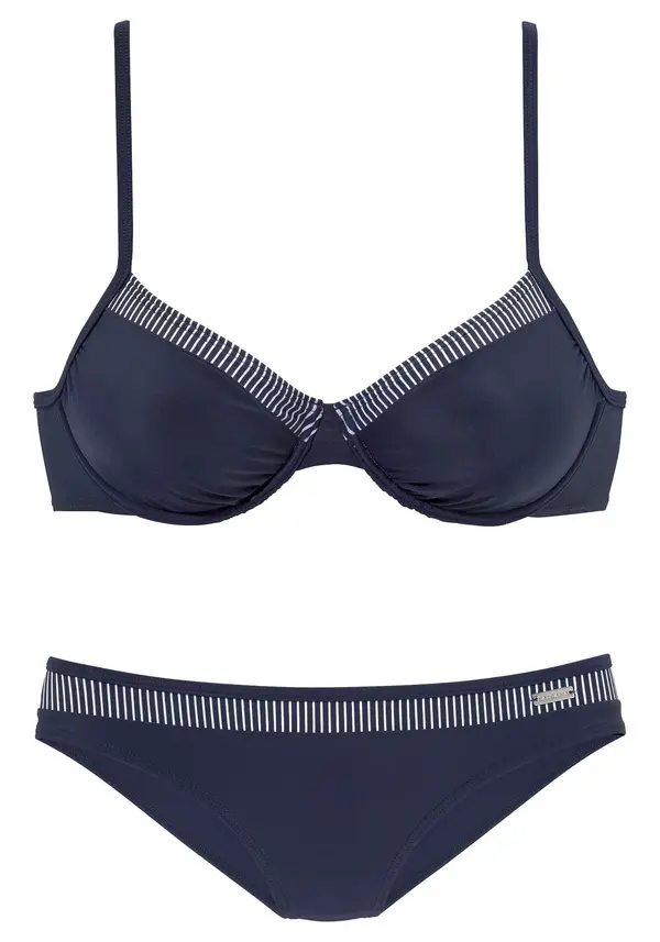 LASCANA LASCANA Bikini  marine / bela