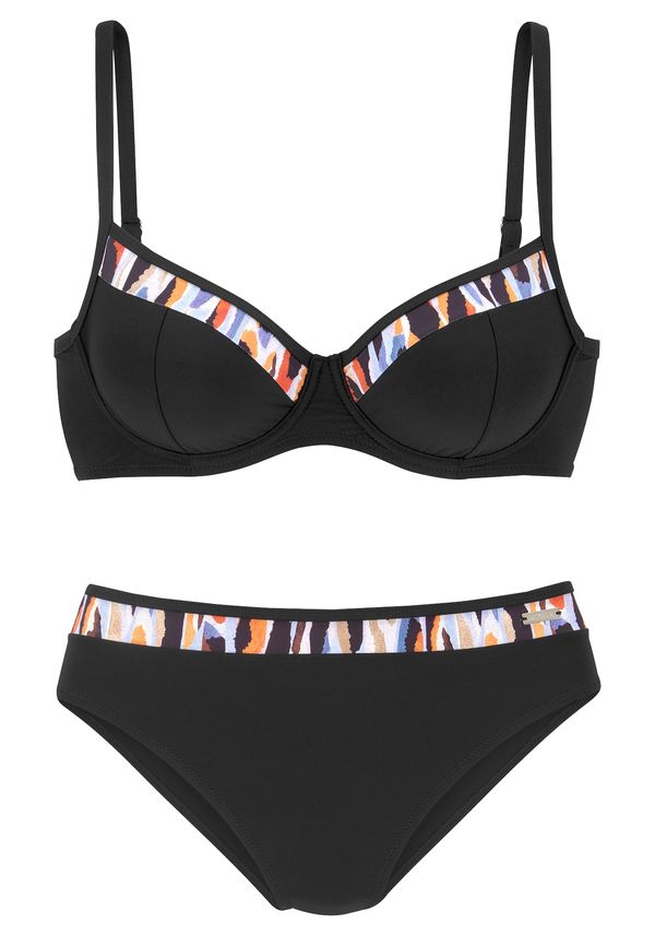 LASCANA LASCANA Bikini  mešane barve / črna