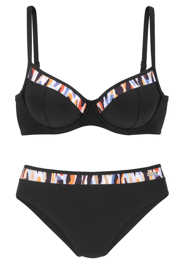 LASCANA LASCANA Bikini  mešane barve / črna
