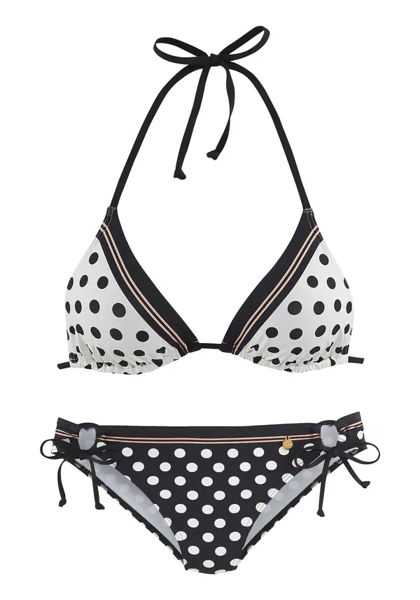 LASCANA LASCANA Bikini  nude / črna / bela