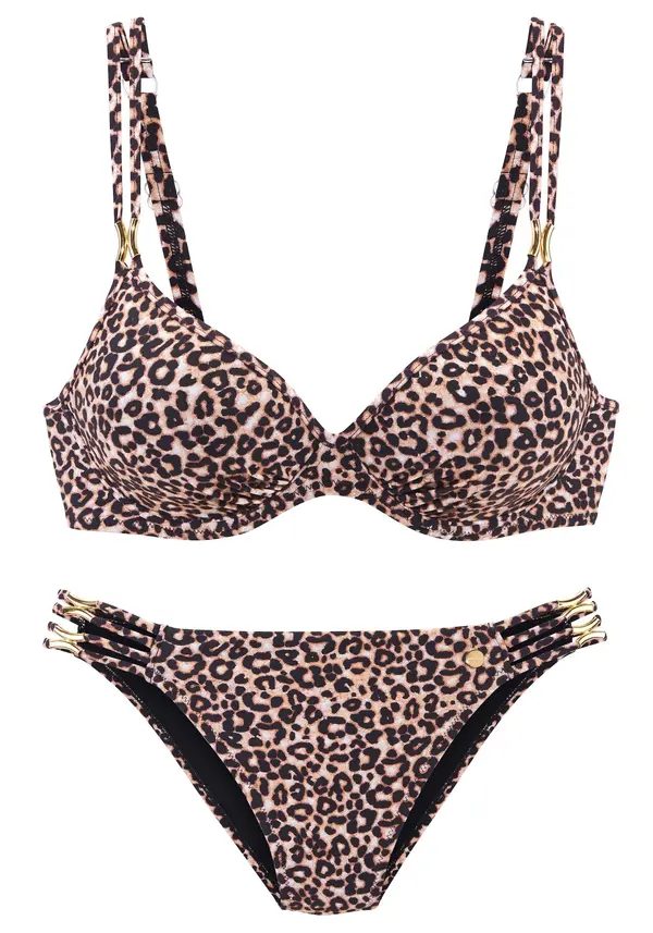 LASCANA LASCANA Bikini  rjava / mokka / črna