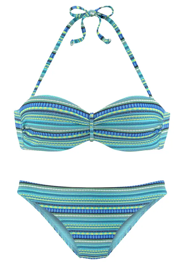 LASCANA LASCANA Bikini  turkizna / kobalt modra / kraljevo modra / nebeško modra / rumena