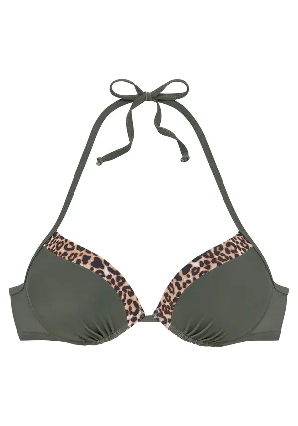 LASCANA LASCANA Bikini zgornji del  bež / rjava / oliva