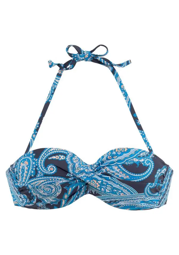 LASCANA LASCANA Bikini zgornji del 'Boho'  mornarska