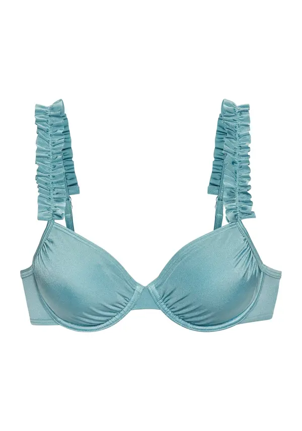 LASCANA LASCANA Bikini zgornji del  cijansko modra