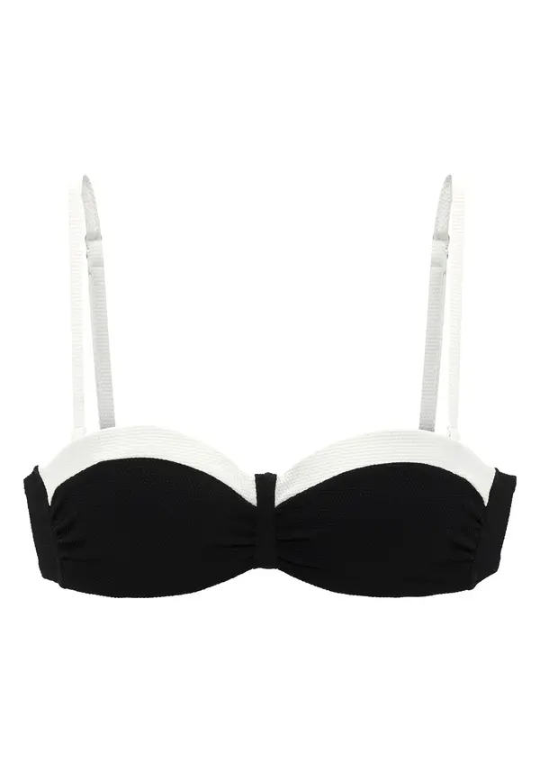 LASCANA LASCANA Bikini zgornji del  črna / bela